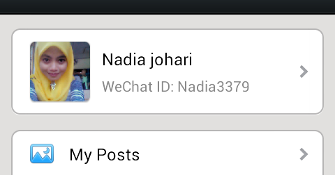 Id wechat perempuan noty